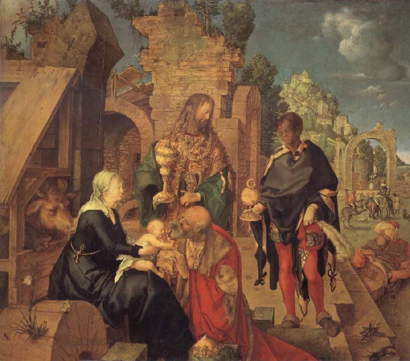 Albrecht Durer The Adoration of the Magi Germany oil painting art